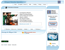 Tablet Screenshot of bilingualedspecialists.com